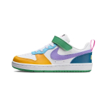 Nike Court Borough Low Rc Mugavad Spordist Mitte-libisevad Kulumiskindlad Madalad Laste Rula Kingad Laste toss Valge Lilla Roheline FQ8378-902 28 white