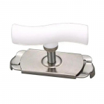 Purgiavaja Reguleeritav roostevabast terasest libisemisvastane multifunktsionaalne k&auml;sitsi purgipudeli pudeli kaane avaja vidin Kodu vidinad tarvikud valge