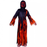 Laste Halloweeni Leegikuradi R&uuml;&uuml; Cosplay Lavapeo Kost&uuml;&uuml;m, Laste Surmaingli Esituskost&uuml;&uuml;m XXL black