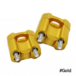 1 paar CNC 22 mm 28 mm maastikul mootorratta kangi klambrid juhtraua p&uuml;stikute adapter 7/8 1-1/8 Pit Dirt mootorratta tarvikute jaoks kuld