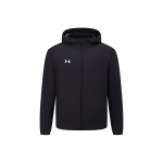 Under Armour veekindel tuulekindel laia l&otilde;ikega spordi-v&auml;lisjalatsiga kapuutsiga jakk Unisex jakk 25600401-001 L