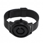 Magnetkuulidega ujuv kell Roostevabast terasest rihm 30 meetrit veekindel Unikaalne osuti disain Unisex Kvartsikell Must