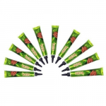 Neha Herbal Instant Dark Red Henna Mehndi t&auml;toveeringupasta ( 10 toru ) Kiireks kehakunstiks ja pulmadeks m&otilde;eldud mehendi kujunduseks