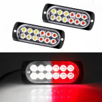 Plahvatuslik Stroboskoopvalgus, Komplekt 2 tk, Stroboskoopiline v&auml;lklamp, LED, , 24V, Auto, Veoauto, Mootorratas, punane