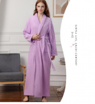 Paksustatud ja pikendatud imav hommikumantel paaridele - pikk naiste yukata &ouml;&ouml;s&auml;rk Extra Large