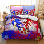 Sonic Kolme Seeria, Kolmeosaline Voodipesu Kodutekstiili Komplekt AU Single 140x210cm