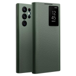 Samsung Galaxy S22 Ultra 5G jaoks QIALINO magnetiline ehtsast nahast telefoni&uuml;mbris For Samsung Galaxy S22 Ultra 5G gray