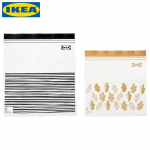 IKEA ISTAD suletavad kotid 100 bags (mixed 2.5L & 1.2L)