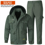 Meeste Komplektid Talvejoped ja P&uuml;ksid Paksenenud Kohev Vooder Soe Puhvjope Vaba&otilde;hup&uuml;ksid Tuulekindel Ronimine 2 Tk S