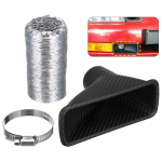 Universaalne auto esikaitseraua turbo &otilde;hu sisselasketoru s&uuml;sinikkiust v&auml;limus automaatne k&uuml;lma &otilde;hu sisselaskes&uuml;steemi lehtri komplekt turbiini sisselaskeava 1Set