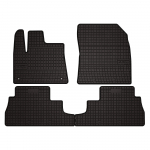 Dywaniki samochodowe gumowe do: Citroen Berlingo III Multispace 5 os&oacute;b (2018-) - czarne, dopasowane