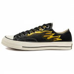 Converse 1970ndate Chuck Taylor All Star &Uuml;marotsaga Paelkinnitusega Madalad L&otilde;uendkingad Unisex Must ja Kollane 35