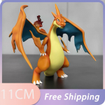 Uus 11cm Anime Kuju Charizardi Kujud Dracaufeu Glurak Figuur Kogutav Kaunistus Kohandatud M&auml;nguasjad Kingitused Toa Dekoor Mudel M&auml;nguasjad Kingitused no box