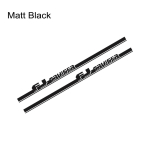 Toyota FJ Cruiserile 2 tk pika ukse k&uuml;ljekleebised Vin&uuml;&uuml;lkile PVC kleebised Auto v&auml;lisdekoratsioon Tuningutarvikud Ribad Matt Black gray