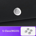 Suitable for Mercedes-Benz S-Class W223 door A-pillar audio speaker decorative cover interior protective sticker shape Microphone