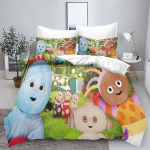Aia beebi prinditud voodipesukomplekt Tekikate Kuninganna Puuvillane Armas prinditud multifilm Quilt cover 100% Pol&uuml;ester anime AU Single 140x210cm