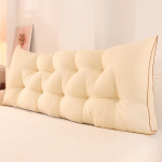 Soe polsterdatud peatsipadi - suur nimmetugi ja lugemispadi magamistuppa v&otilde;i diivanile For 0.8m bed (80x50x15cm) kreemikas