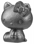 OSK Nanbu Raudteos Hello Kitty Raudne Valmistatud Rauast Rauapuudus Lihtne Armas ja Induktsioonimagnetiga Must Miso Hautatud (OSK) Pall, Jaapan, T&auml;iendus, hall v&auml;rv