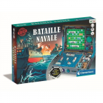 CLEMENTONI - Bataille Navale - Jetons magn&eacute;tiques et navires en 3D - Jeu de logique - 2 personnes