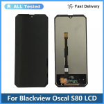 LCD-ekraani ja digiteerija t&auml;ielik koostisosa Blackview Oscal S80 jaoks