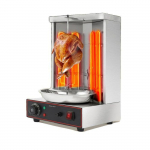 Machine &agrave; Kebab - OEM - 3000W - Temp&eacute;rature R&eacute;glable 50-300&deg;C - 2 Tubes Inoxydables
