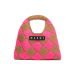 Marni Market T&auml;hekiri Geomeetriline Muster Tehnoloogia Akr&uuml;&uuml;lkootud Kandekott Mini Naiste k&auml;ekotid SHMH0050A0FW305CHC57 Basic Set (Bag+Dust Bag)