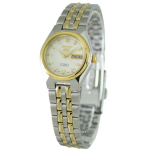 Renoveeritud Seiko 5 Automaatne 21 SYMK44 SYMK44K1 SYMK44K Naiste K&auml;ekell valge
