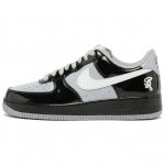 Nike x Central Cee Air Force 1 libisemiskindlad kulumiskindlad madalad rulaketsid Unisex Must Valge Hall IO9974-010 42.5
