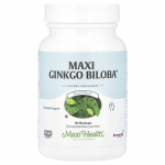 Maxi Health, Maxi Ginkgo Biloba&trade;, 90 Maxi kapslit