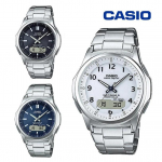 CASIO meeste k&auml;ekell p&auml;ikesetoitega raadiojuhitav analoog kuup&auml;eva ja p&auml;eva n&auml;idik sekund WVA-M630D-7AJF.