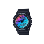 CASIO Meeste vedelkristall/analoog topeltn&auml;iduga seeria 55mm Sinine kell GA-110SR-1ADR GA-110SR-1ADR Black Watch Case
