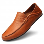 Meeste mokassiinid Itaalia Vabaaja Luksusbr&auml;nd Meeste Kingad Ehtne Nahk Mokassiinid Kerged Hingavad Slip-On Paadikingad 47 must