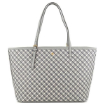 Tory Burch Minimalistlik Mood Commuter Graafilise Prindiga Metallist Logoga PVC T&otilde;mblukuga Kotid Naiste t&otilde;mblukuga kotid Hall 143364-061 Basic Set (Bag+Dust Bag)