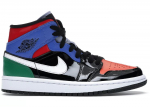 Air Jordan Wmns Air Jordan 1 Mid SE 'Multi Patent' CV5276-001 Naiste Jalan&otilde;ud 36