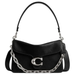 Coach Chain Tabby 26 &Otilde;lakott Naiste &otilde;lakott H&otilde;bedane Must CY919-LHBLK Basic Set (Bag+Dust Bag)