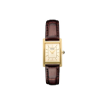 SEIKO Essentials 30m veekindel kvartsliikumisega nahkrihmaga k&auml;ekell Naiste k&auml;ekell SWR066 Yellow Watch Case beige