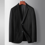 Kevad- ja s&uuml;giskerge luksuslik &auml;ri &uuml;he n&ouml;&ouml;biga trendikas &uuml;hev&auml;rviline keskealiste ja noorte pintsak 170