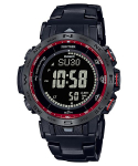 Casio Pro Trek Meeste Roostevabast Terasest 100M Veekindel Digitaalne Alarmi Kvartsikell PRW-30YT-1 must