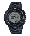 Casio meeste roostevabast terasest 100M veekindel analoog-kell-alarm kvartskell PRW-3100FC-1 must