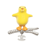 Chanel Chick Disain Teemantvaigu S&otilde;lg Naiste S&otilde;lg H&otilde;be Kollane Oranž ABH519-B24156-U9487 Silver/Yellow/Orange/Crystal