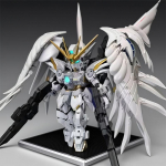 MGSD Wing Zero Lumivalge Ew Ingli Versioon Pihustusv&auml;rvitud Plastikust M&auml;nguasja Mudelkomplekt Liigutatavad Mecha Mudelid Poistele Ilusad Kingitused