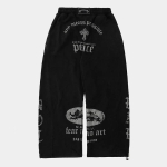 Badblood BCAC Naiste L&otilde;dva L&otilde;ikega Vintage Pesuga Jooksup&uuml;ksid - Lai Jalg Trendikad Treeningp&uuml;ksid M black