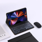 Taustvalgustusega klaviatuurikate Xiaomi Poco Pad 12,1-tollisele, juhtmevaba eemaldatav klaviatuurikate Xiaomi Redmi Pad Pro 12,1 jaoks, Funda English Keyboard