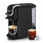 Uus MK-603 Cafelffe Mitme kapsliga kohvimasin 4-in-1 Kuum/K&uuml;lm DG Cappuccino Nespresso kapsel ESE pod Jahvatatud espresso Kohvik 19Bar