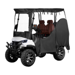 Golfik&auml;ru kate, N&auml;htav t&auml;iskattega 2&2+2 reisijaga golfik&auml;ru, 600D veekindel Oxfordi kangas Club Car kate sobib enamikule k&auml;rudele Club Car, Yamaha,
