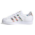Adidas Originals Superstar J Print Low top Kids' Skateboarding Shoes White Teenagers FY9828 36⅔ white