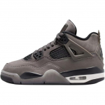 Jordan Air Jordan 4 Nahast Keskmise k&otilde;rgusega Laste Korvpallijalatsid Hall Must Unisex IB4171-200 36