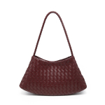 [Samal p&auml;eval kohaletoimetamine] Premium Sense Puhtast K&auml;sit&ouml;&ouml;na Valmistatud Kott Prantsuse Kaasaskantav &Otilde;lakott Naistele Draakon Sama 33*8*17cm burgundiapunane