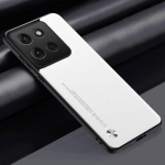 Luksuslik PU-nahast &uuml;mbris Motorola Moto G86 Power jaoks, tagumine kate, silikoonist, p&otilde;rutuskindel, t&auml;ielik kaitse, telefoni&uuml;mbris Motorola G86 5G jaoks Moto G86 valge