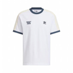 Adidas Originals Logo Kirjaga &Uuml;mmarguse Kaelusega Madalate &Otilde;lgadega L&uuml;hikeste Varrukatega T-s&auml;rk Unisex T-s&auml;rk KT0841